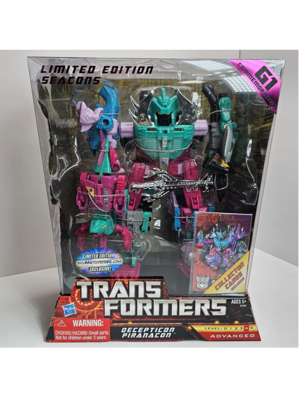 SEALED Transformers Generations G1 Decepticon Piranacon Limited Edition NEW